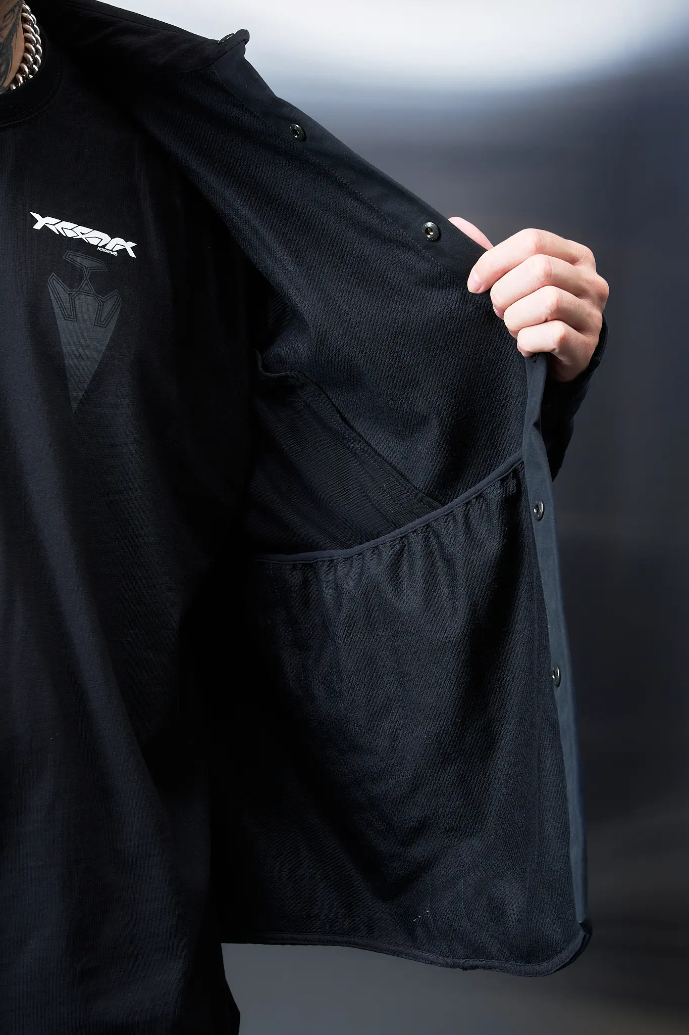 LA10A-SD Stotz® EtaProof™ Double Layer Weave Shirt Jacket Black - 16