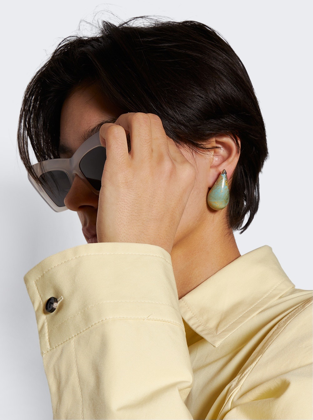 Drop Earrings Mint Gold - 2