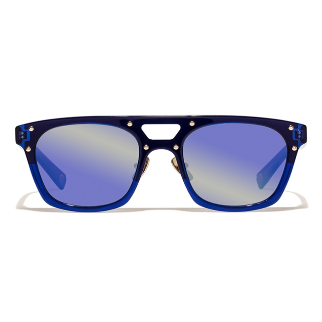 Unisex Sunglasses Blue Mirror - 1