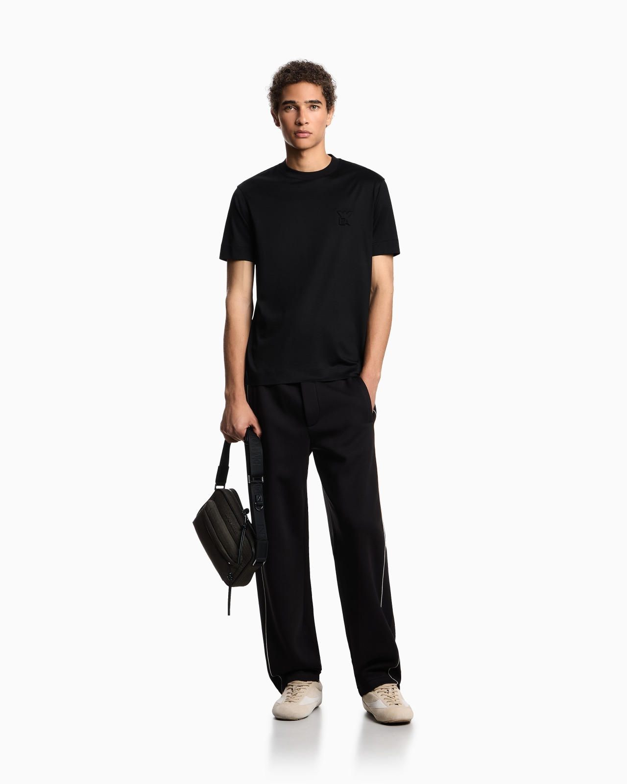 ASV LYOCELL JERSEY BLEND T-SHIRT WITH DOMED LOGO - 2