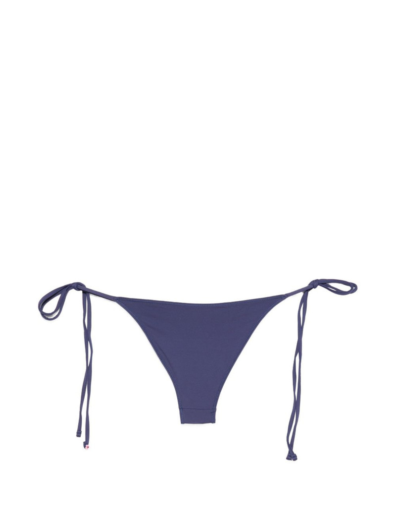 Frankies Bikinis Mackenzie floral-embellished tie-side bikini bottoms outlook