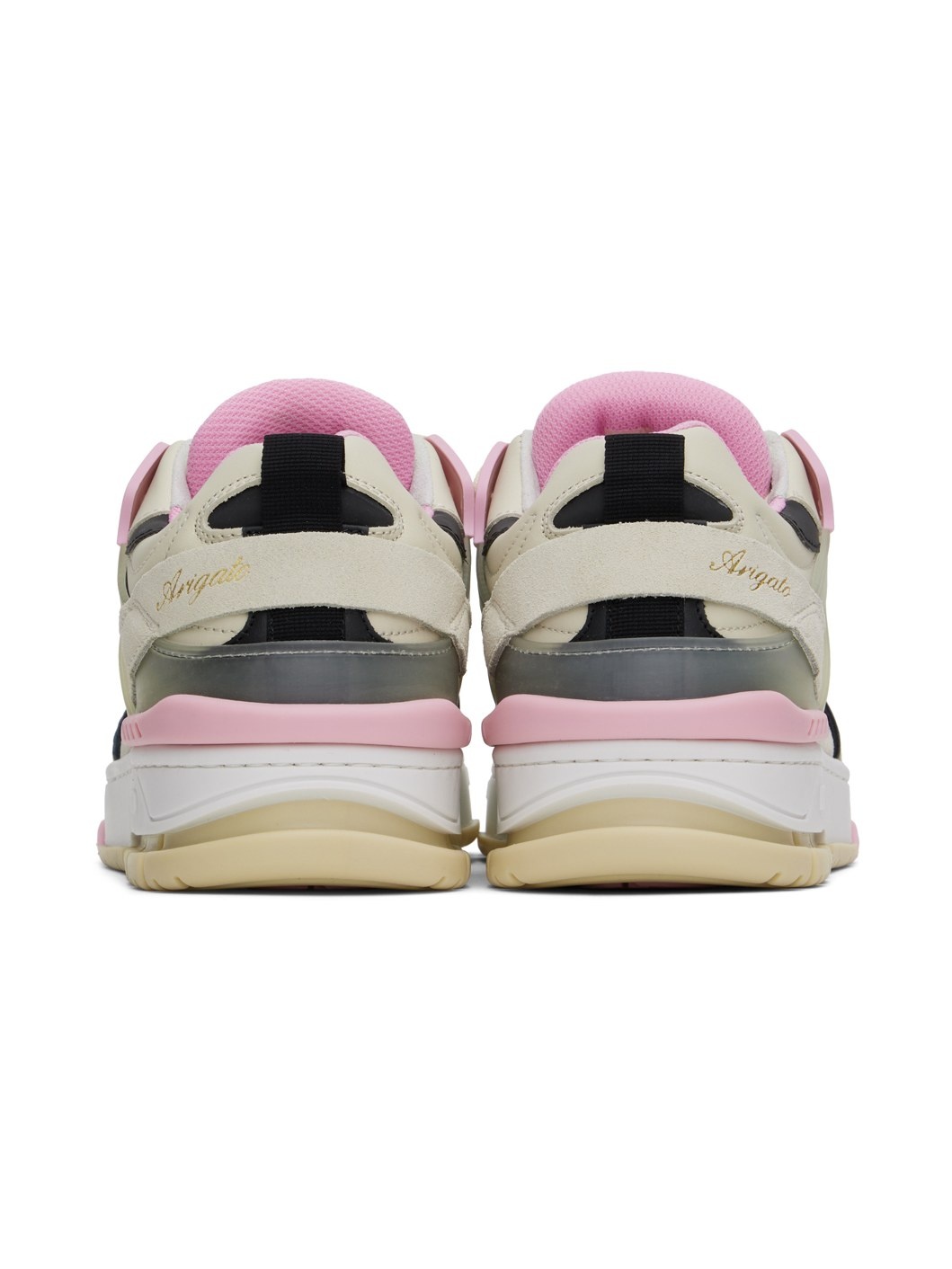 Beige & Pink Astro Sneakers - 2