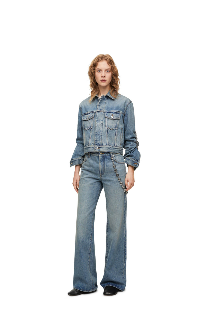 Loewe Chain jeans in denim outlook
