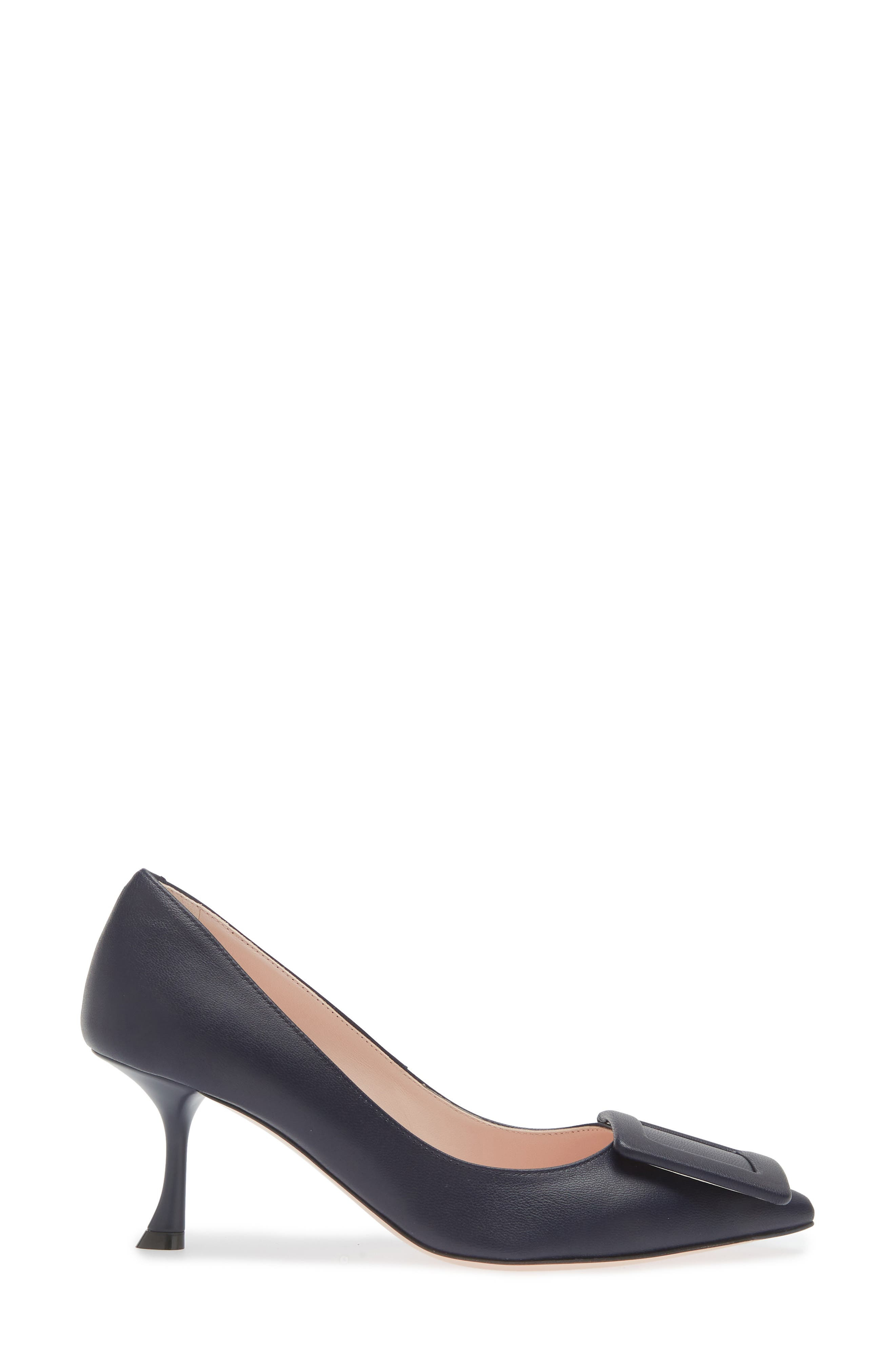 Roger Vivier Viv in the City Pointed Toe Pump in Blue Chiaro at Nordstrom - 3