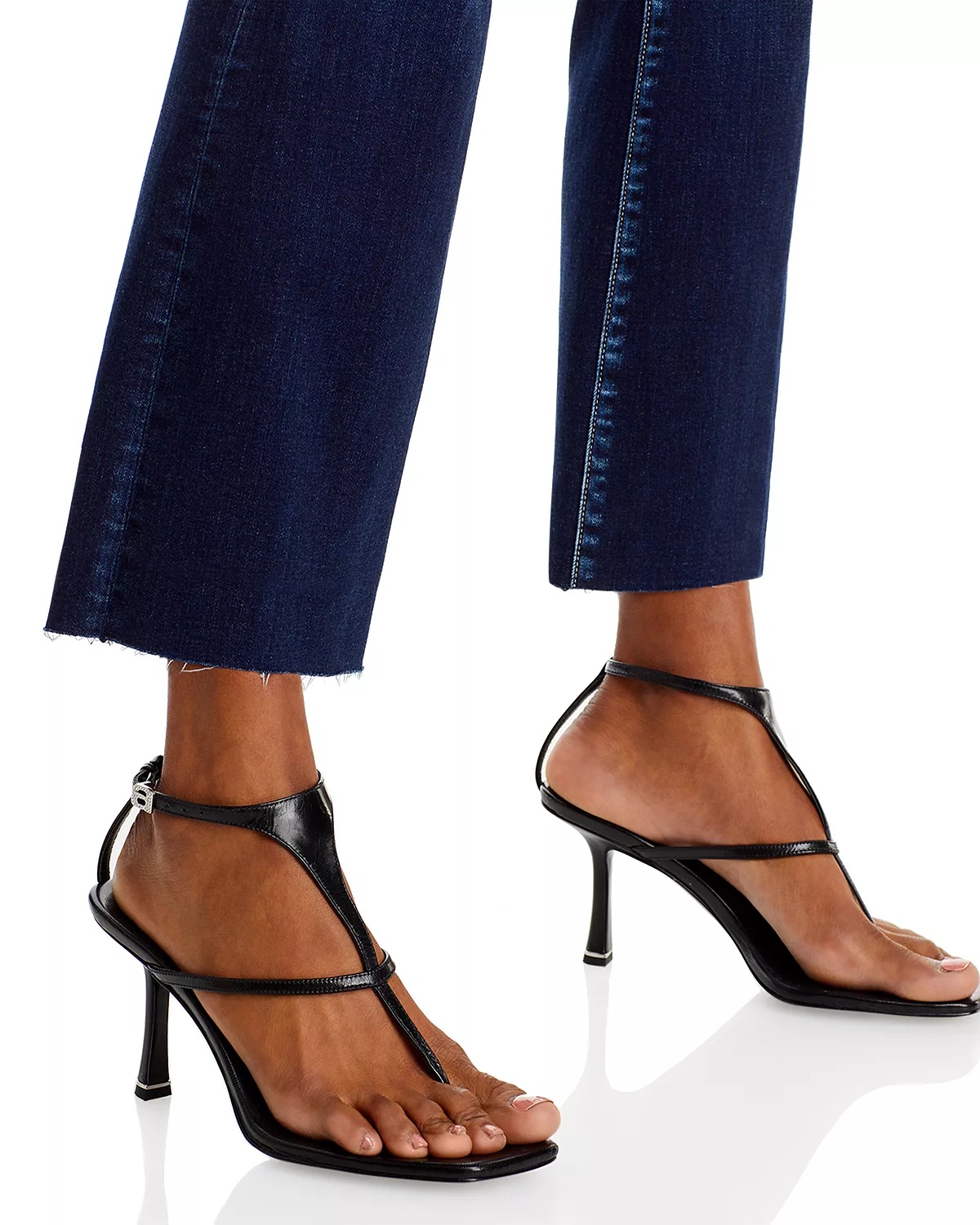 Kendra High Rise Cropped Flare Jeans in Columbia - 8