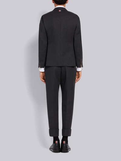 Thom Browne Dark Grey Wool Cavalry Twill Classic Suit outlook