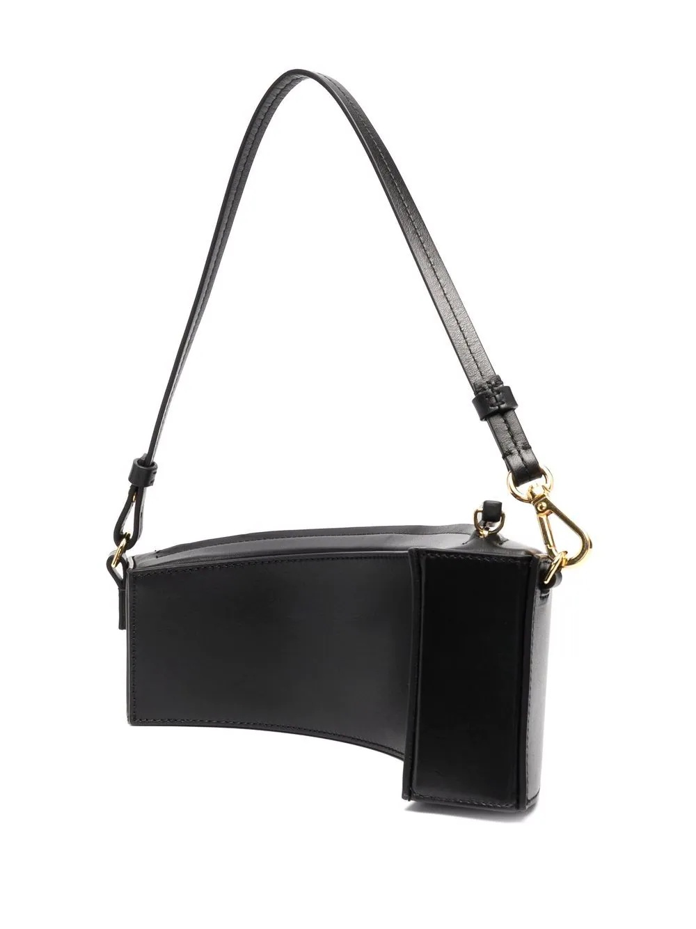 Le Bomba logo-plaque leather shoulder bag - 4