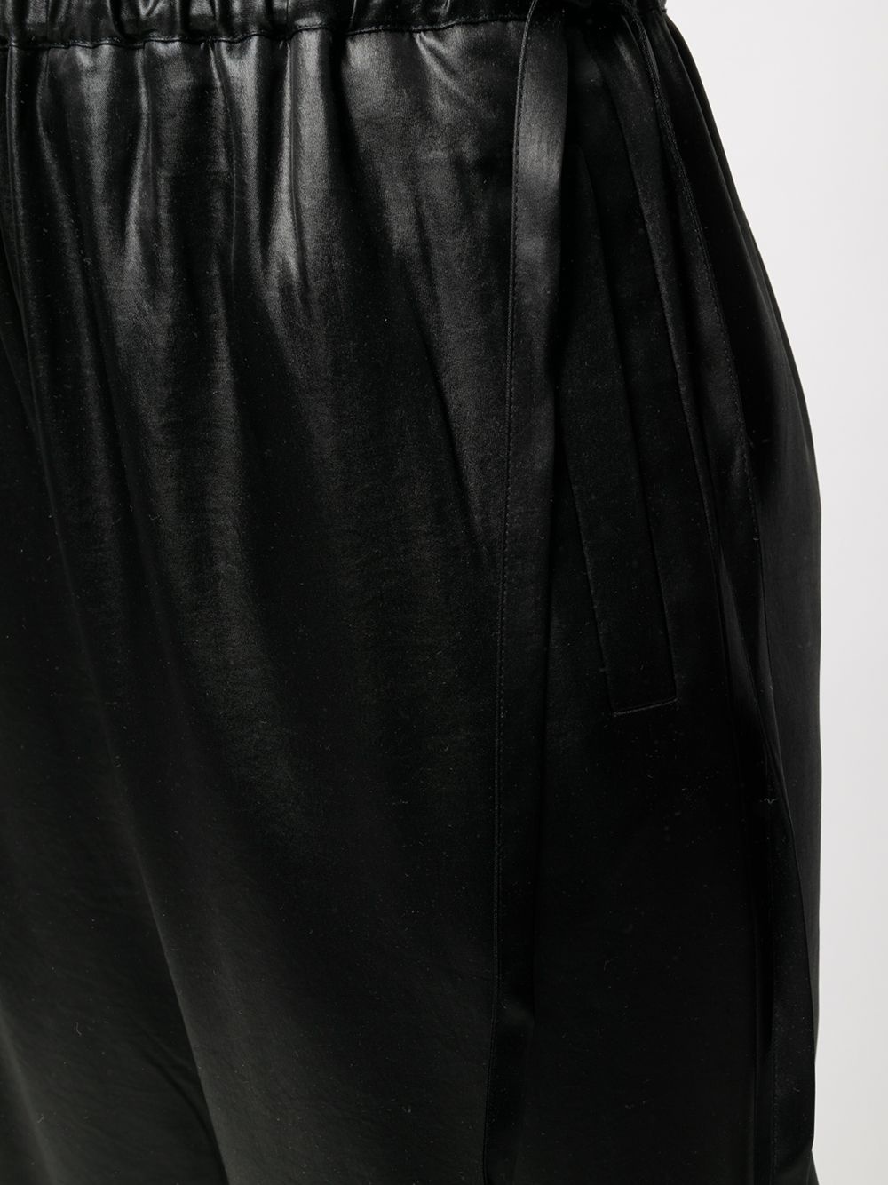 faux leather trousers - 5