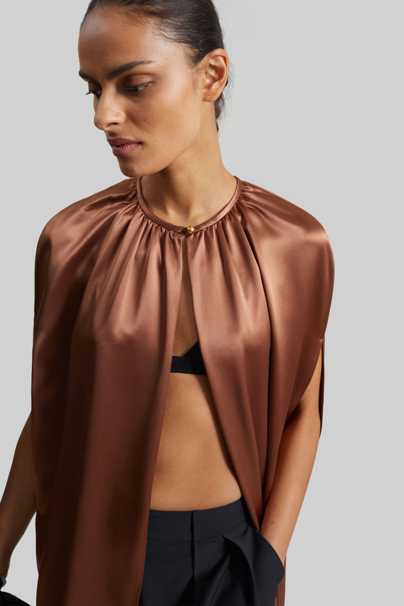 By Malene Birger Dallie Cape - Latte Brown 6