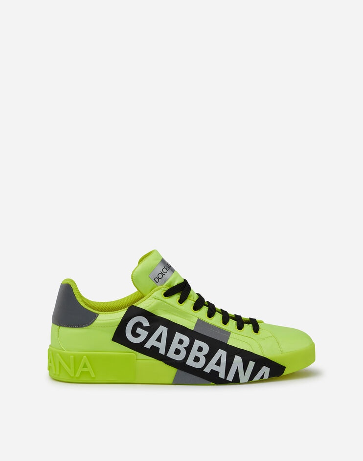 Portofino sneakers in fluorescent nylon with logotape - 1