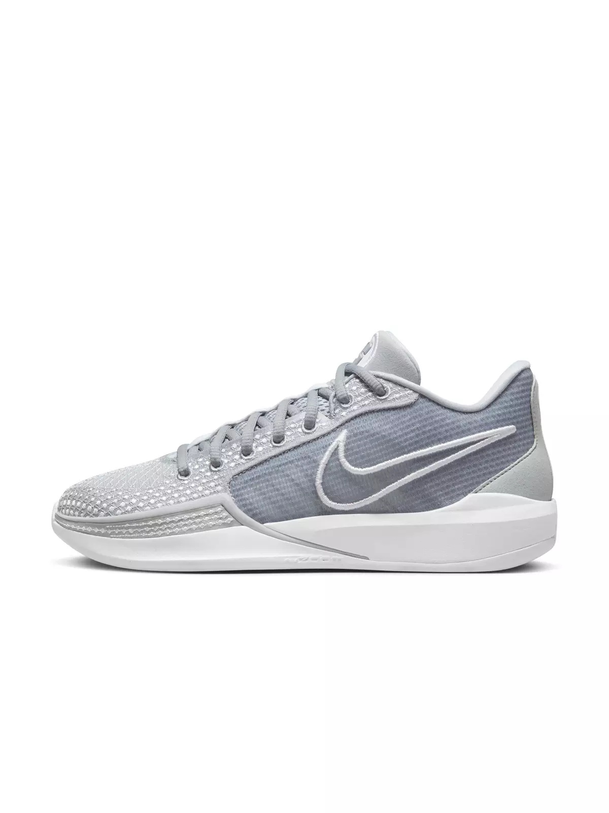 Sabrina 1 (TEAM) "Wolf Grey/White" Women's Basketball Shoe - 2