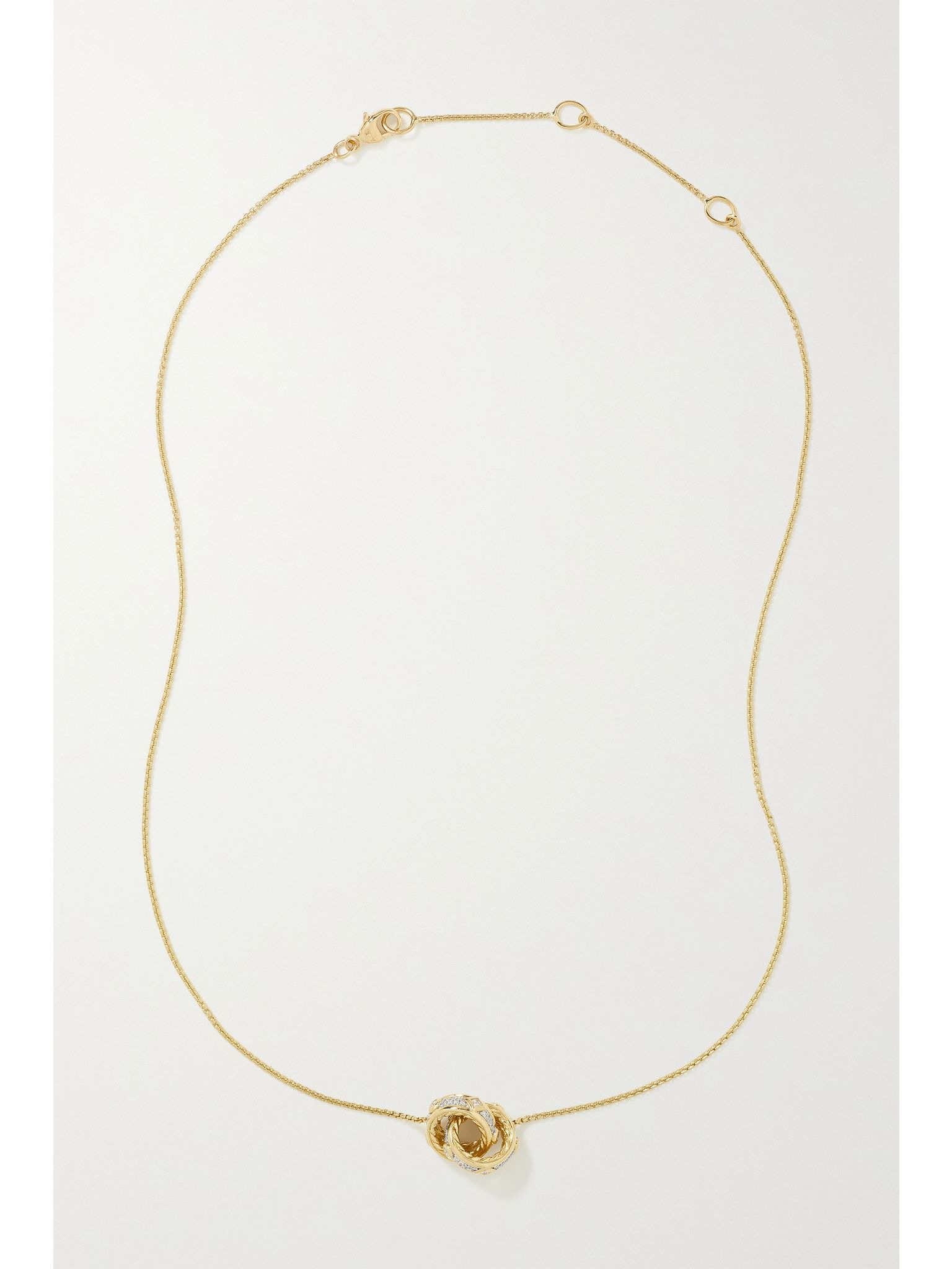 Modern Renaissance 18-karat gold diamond necklace Gold - 4