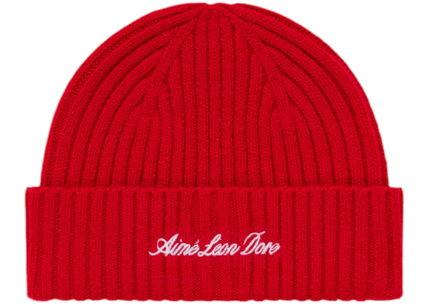 Aime Leon Dore x Porsche 993 Turbo Cashmere Beanie Tango Red - 2