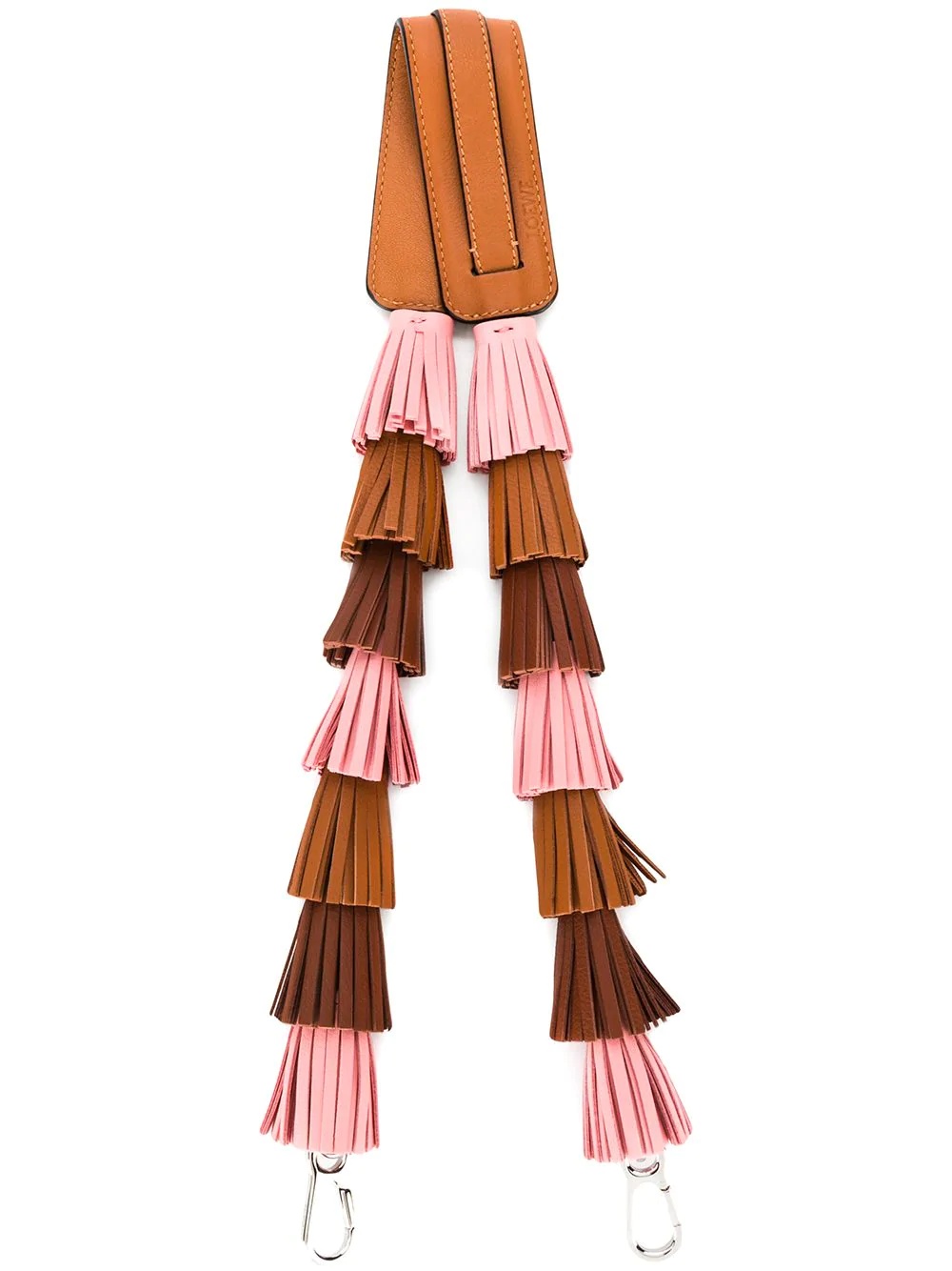 fringed bag strap - 1