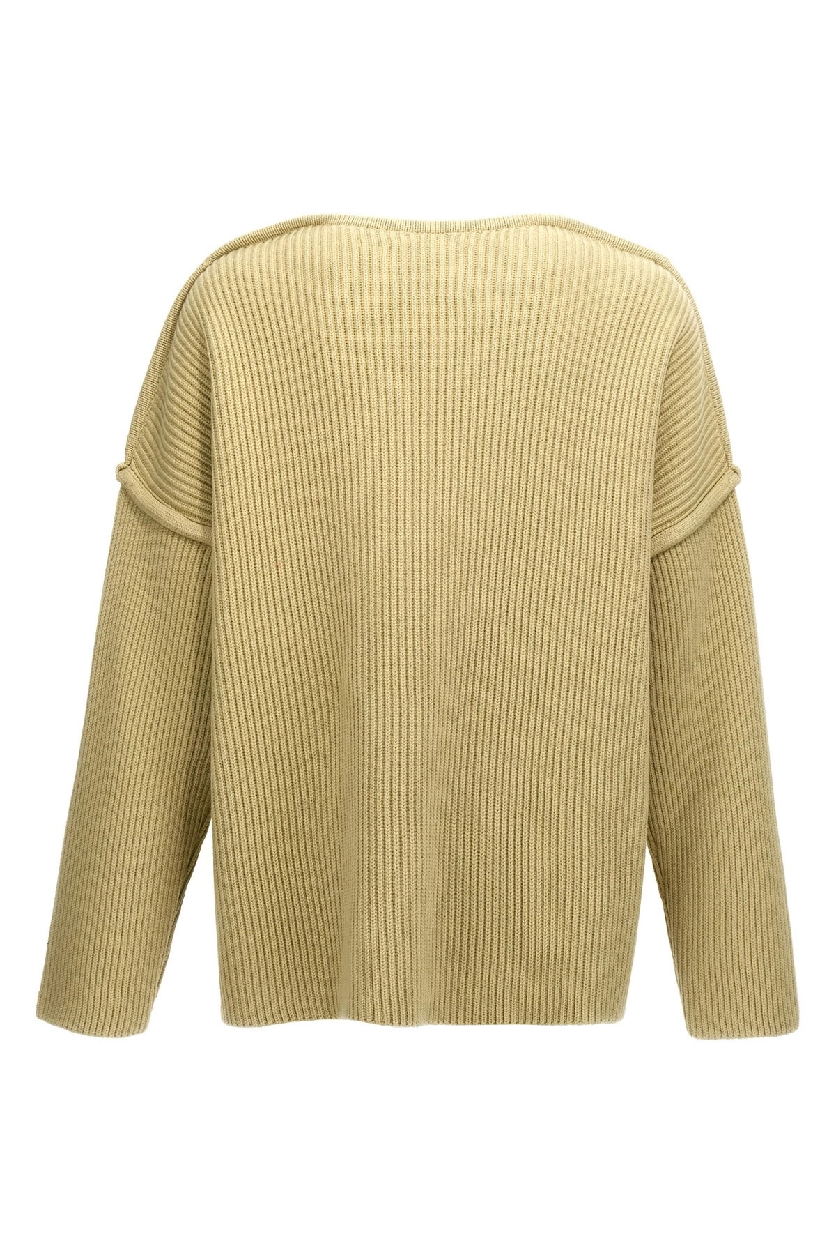 Geometric neckline sweater - 3