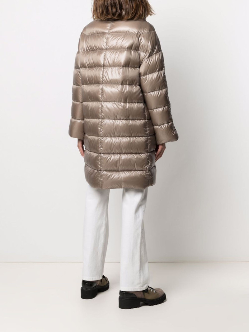 down-feather mid-length coat 4