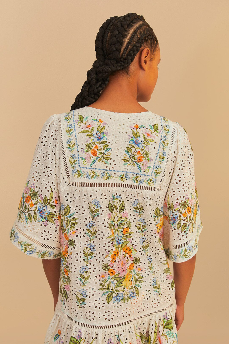 Sweet Bloom Bouquet Short Cover Up 4