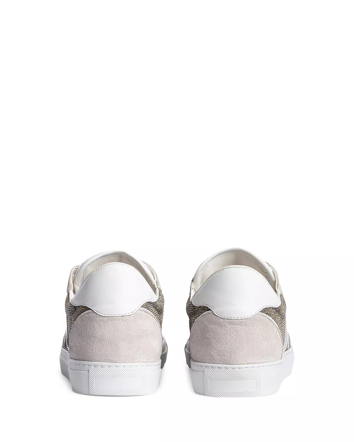 Women's Sparkle Lace Up Low Top Sneakers - 4