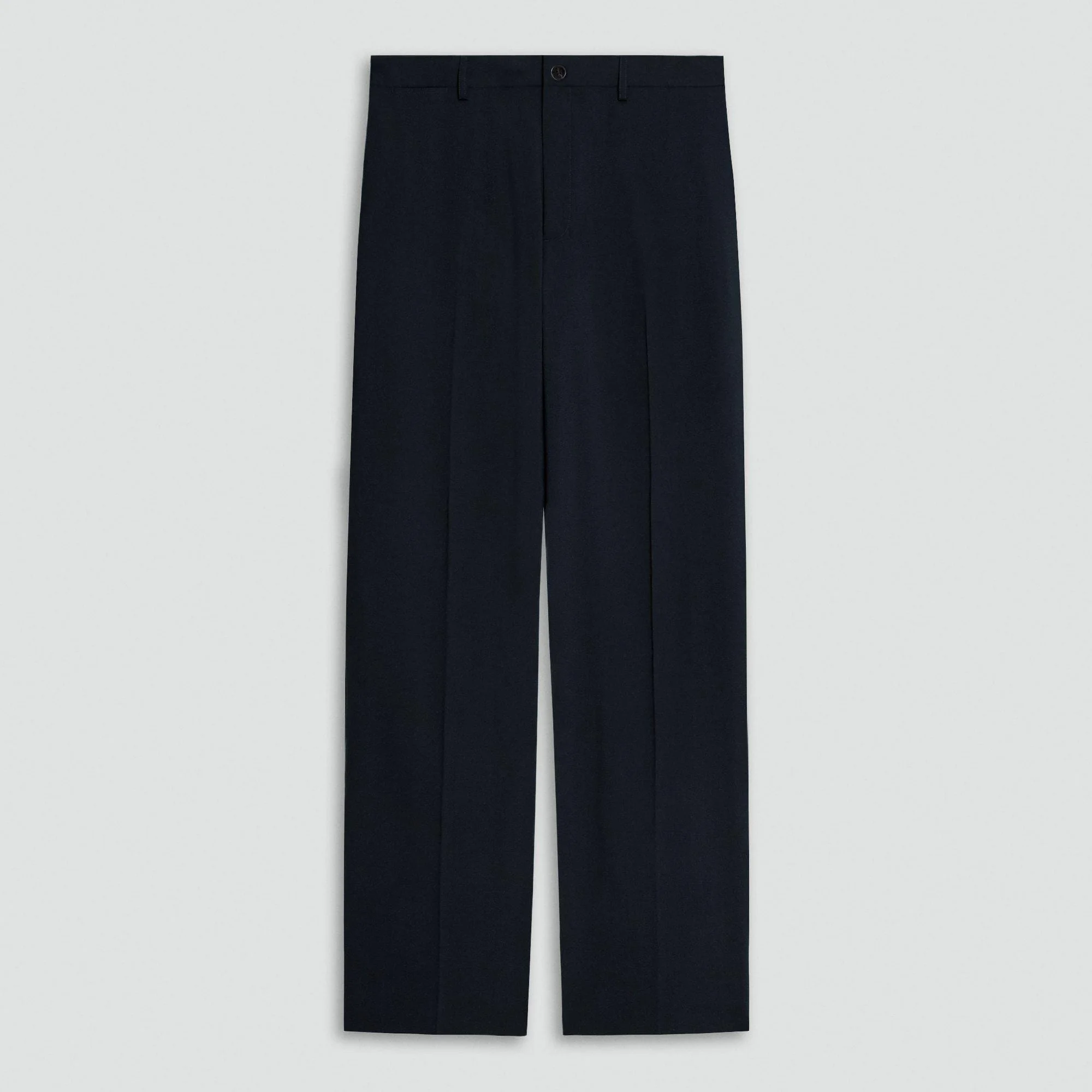 Straight Drawstring Pant in Motion Wool - 1
