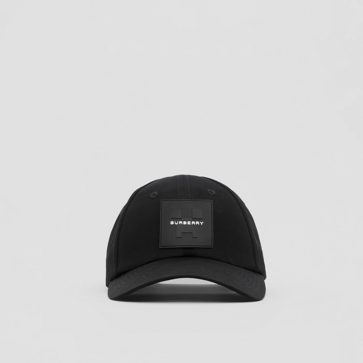 Logo Appliqué Cotton Gabardine Baseball Cap - 1