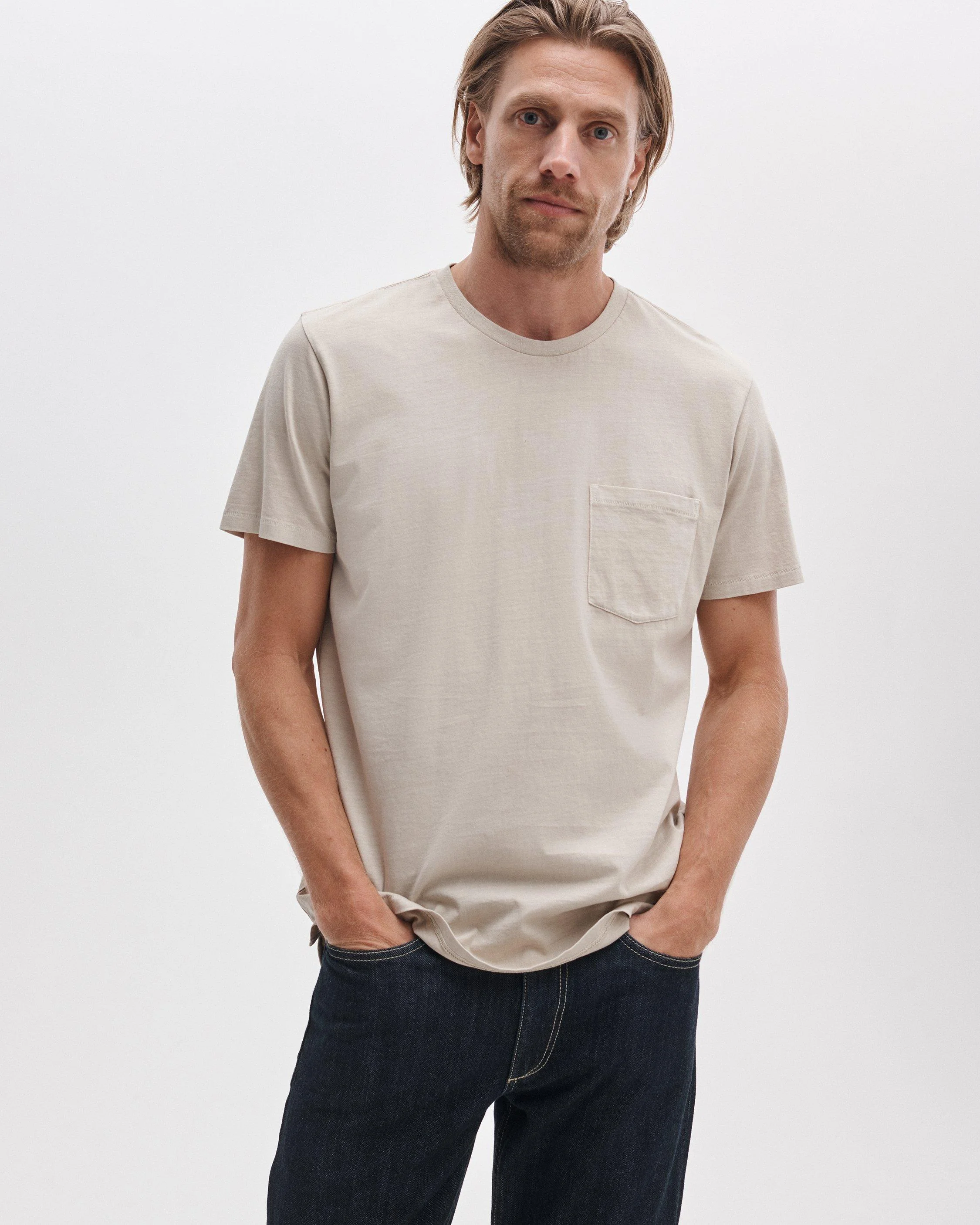 Classic Pocket Cotton Tee - 1
