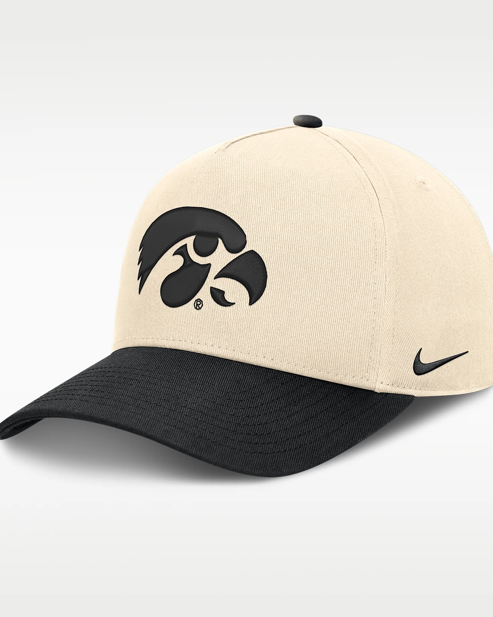 Iowa Campus Prep Rise Men's Nike College A-Frame Adjustable Hat - 1