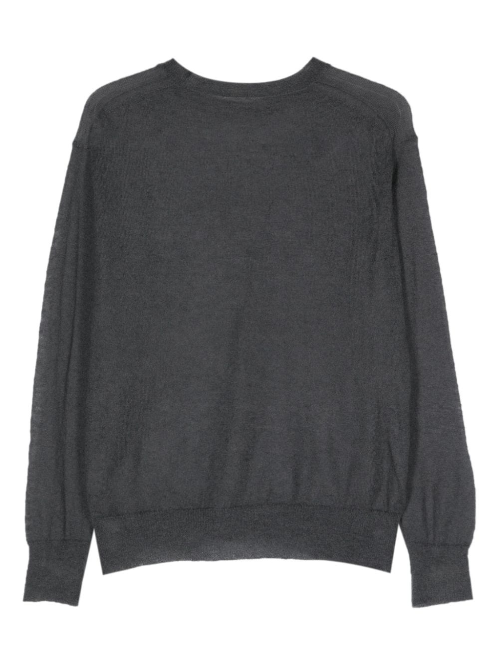 semi-sheer fine-knit jumper - 2
