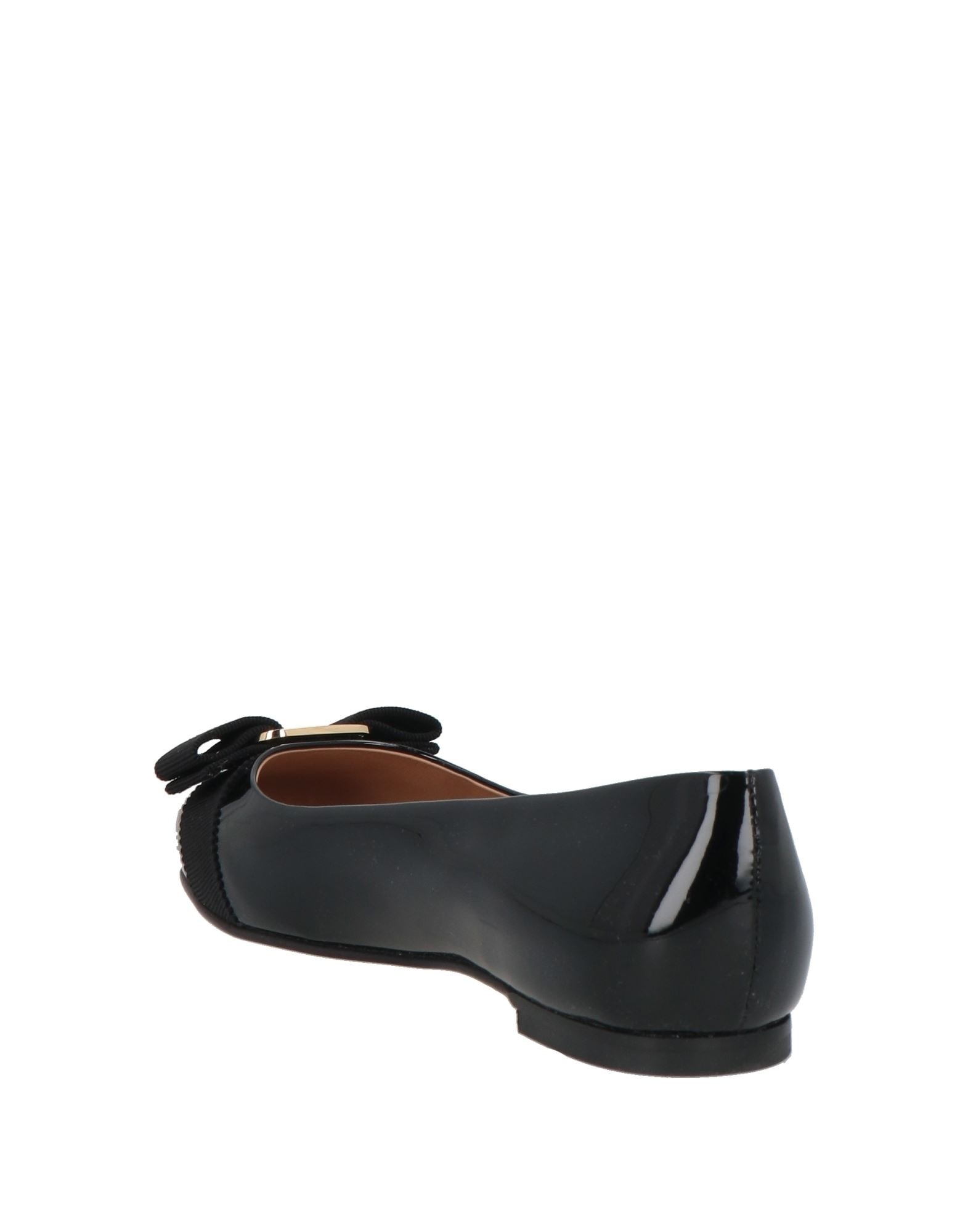 Black Women's Ballet Flats - 3