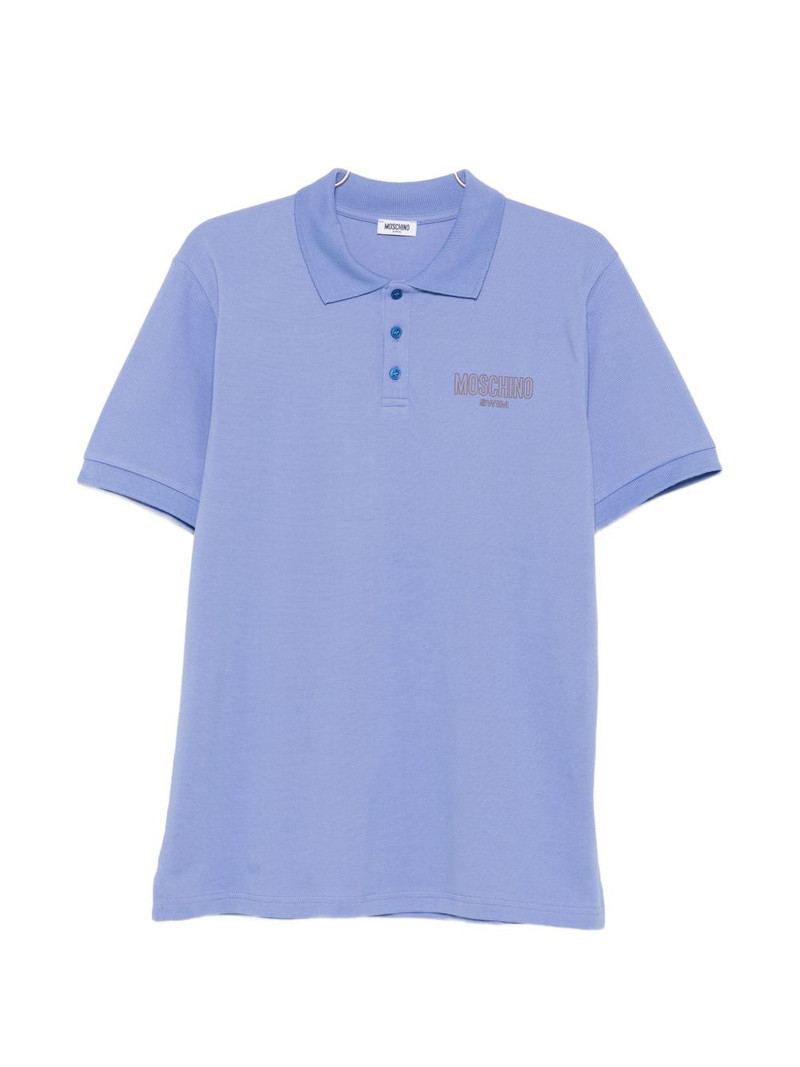 logo-print polo shirt 1