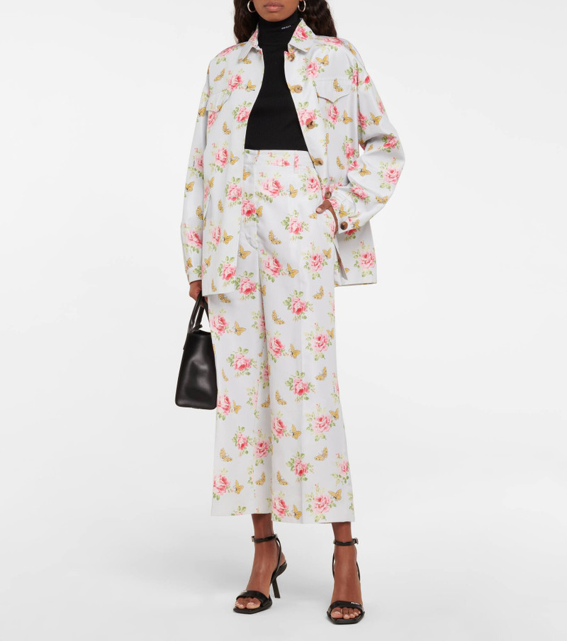 Prada Printed silk jacket outlook
