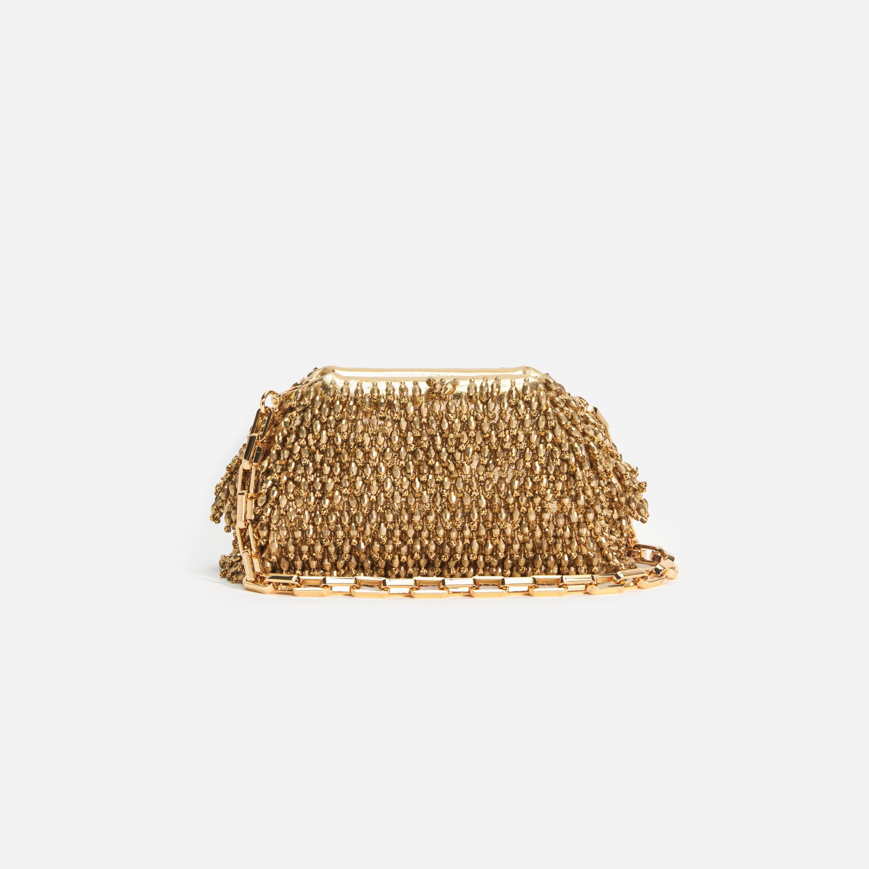 Gold Diamante Pouch - 4