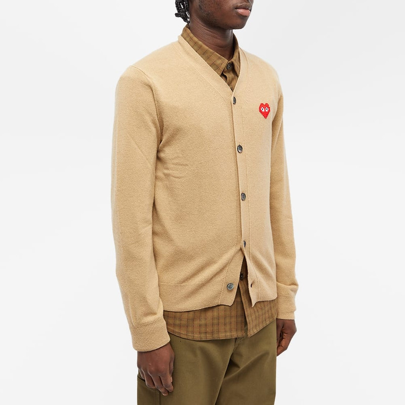 Comme des Garçons PLAY Comme des Garçons Play Invader Heart V-Neck Cardigan outlook