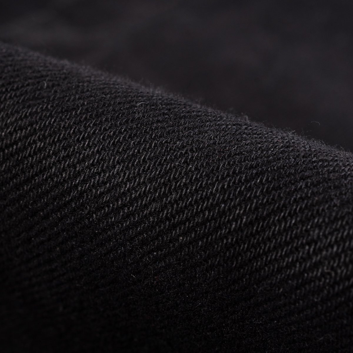 IH-888S-SBG 21oz Selvedge Denim Medium/High Rise Tapered Cut Jeans -  Superblack (Fades To Grey) - 15