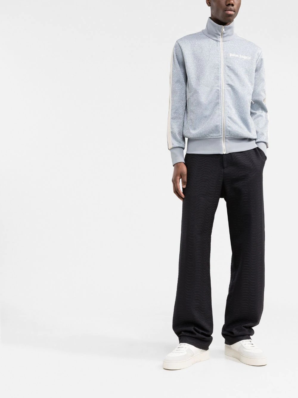 glitter lurex track jacket - 2