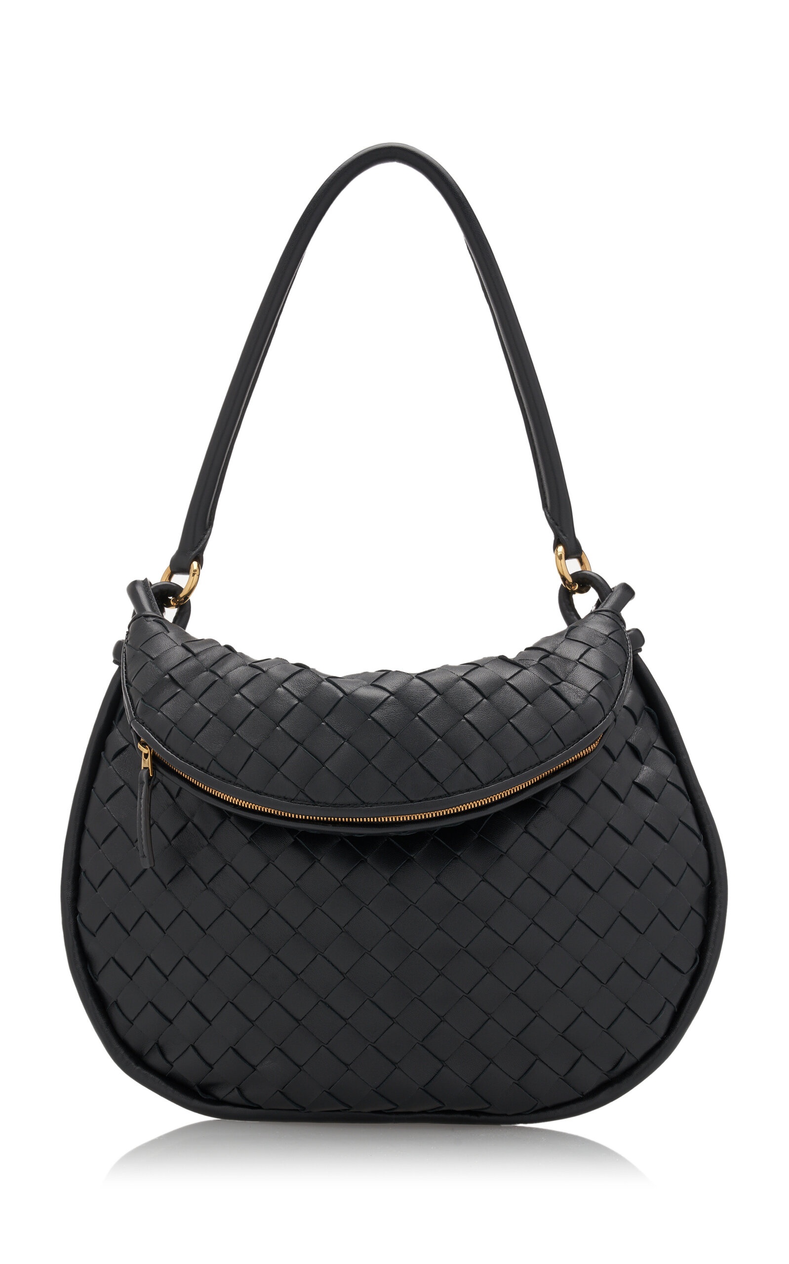 Bottega Veneta Medium Gemelli Intrecciato Leather Shoulder