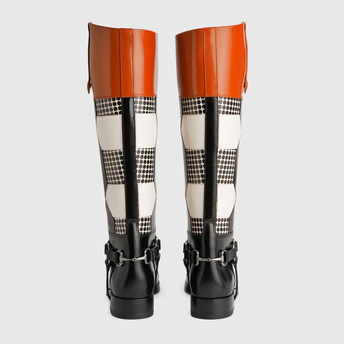 Knee-high optical print boot - 5