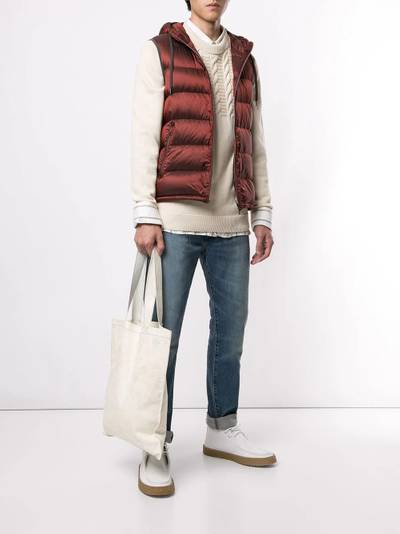 Herno Resort padded gilet outlook