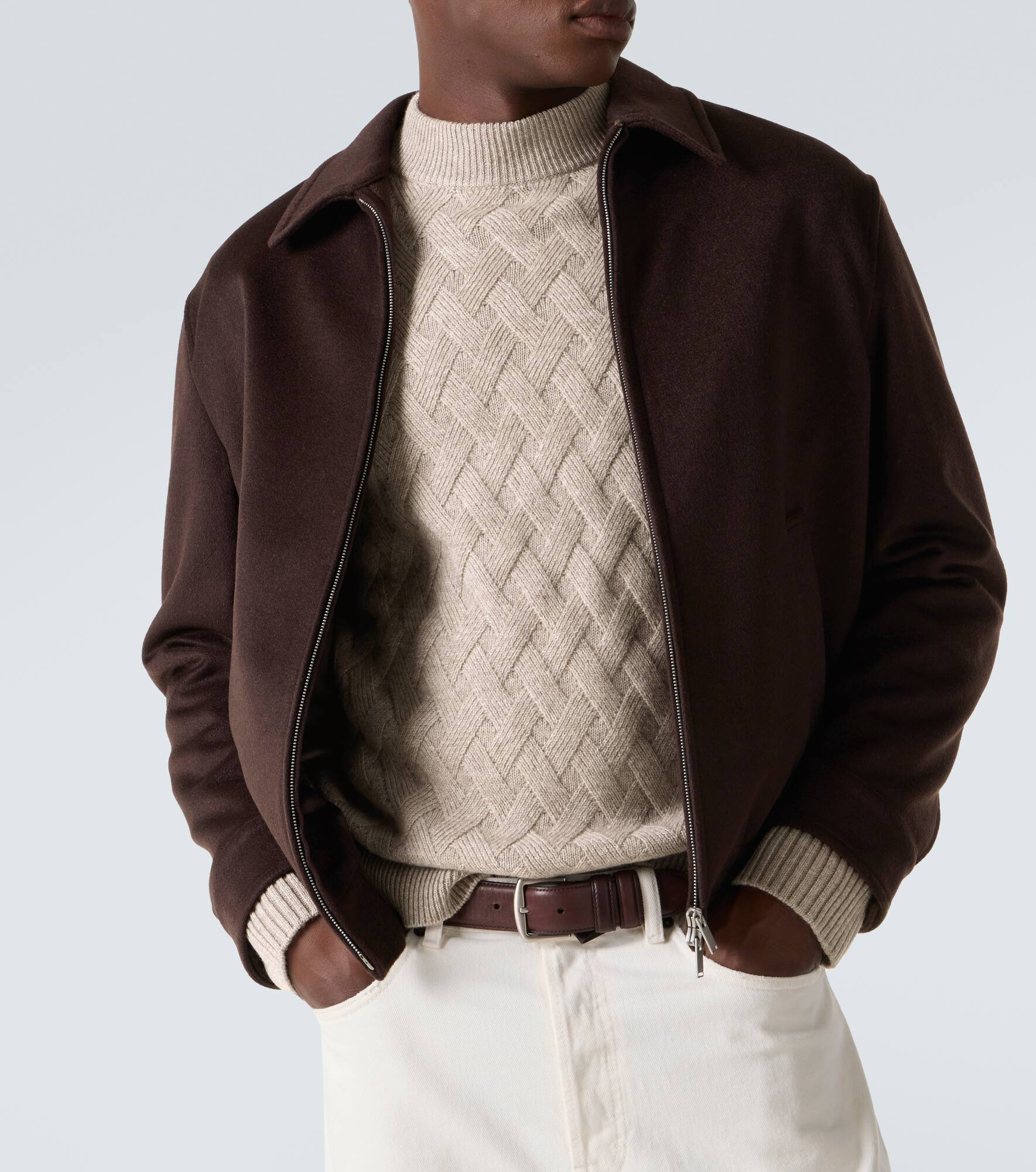 Wool and cashmere sweater - 5