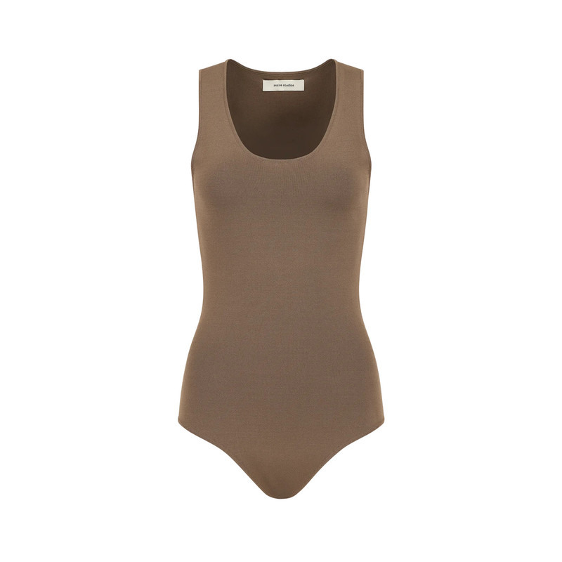 COMPRESSED BODYSUIT TAN 1