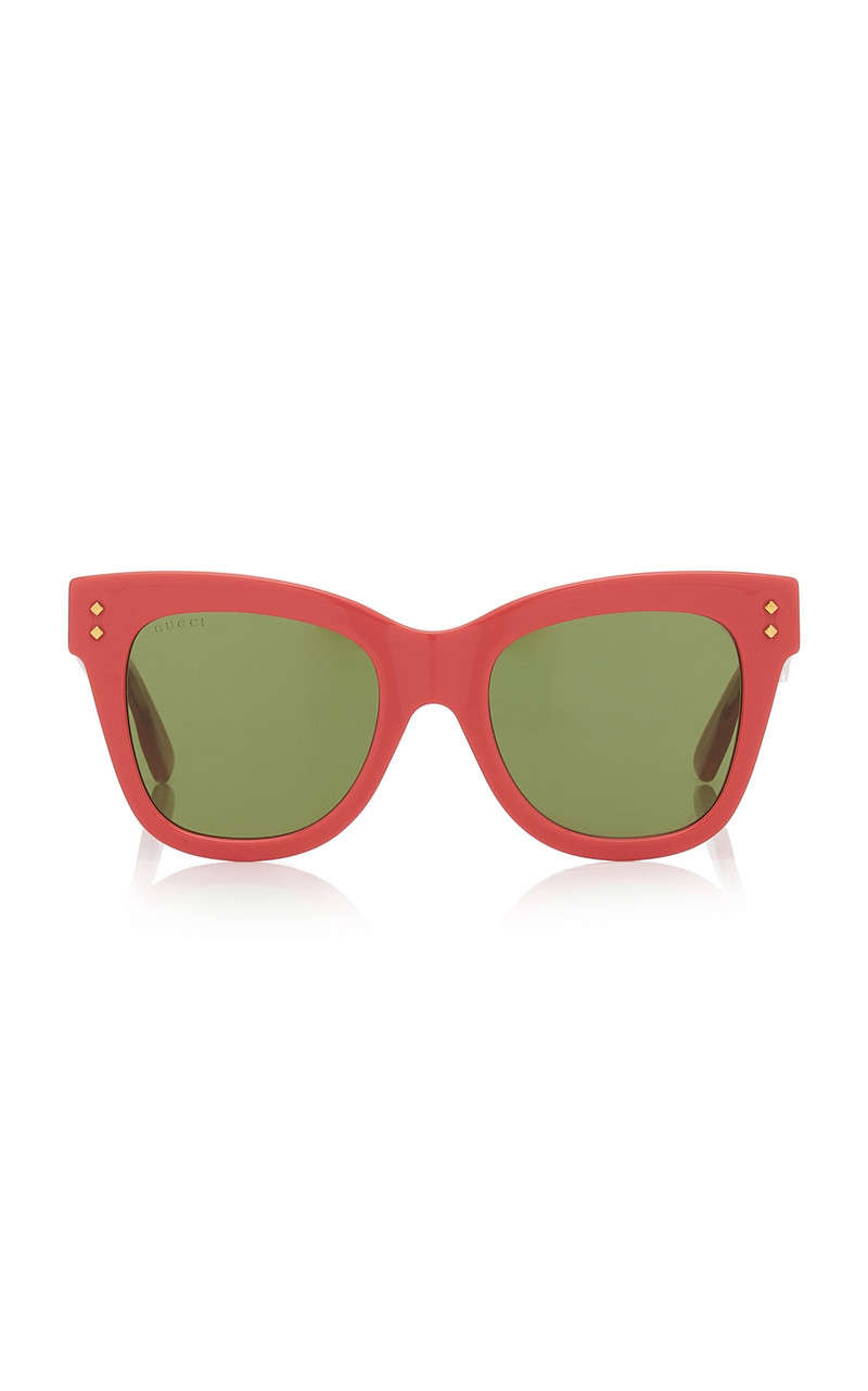 Cat-Eye Acetate Sunglasses pink - 1