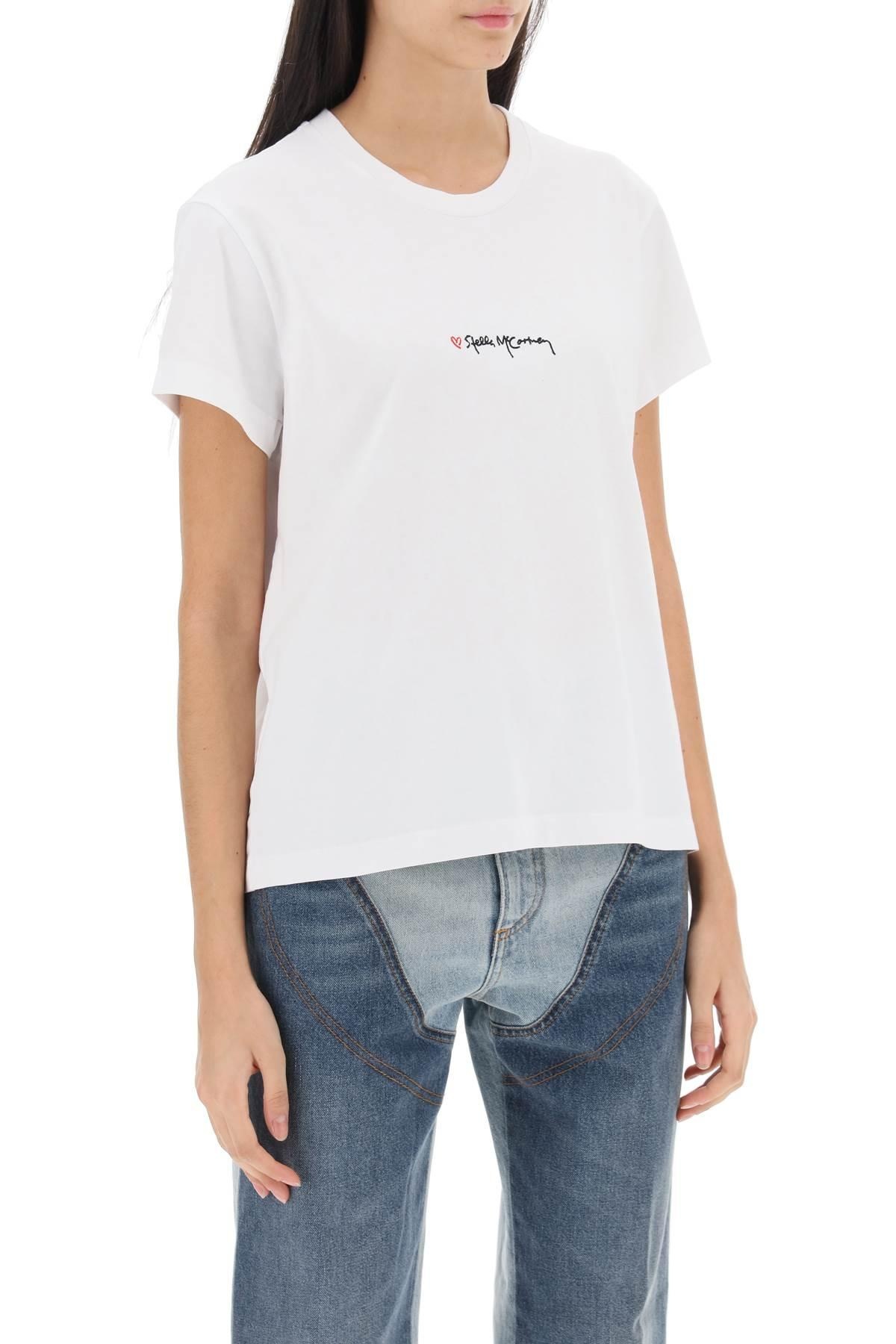 T-SHIRT WITH EMBROIDERED SIGNATURE - 3