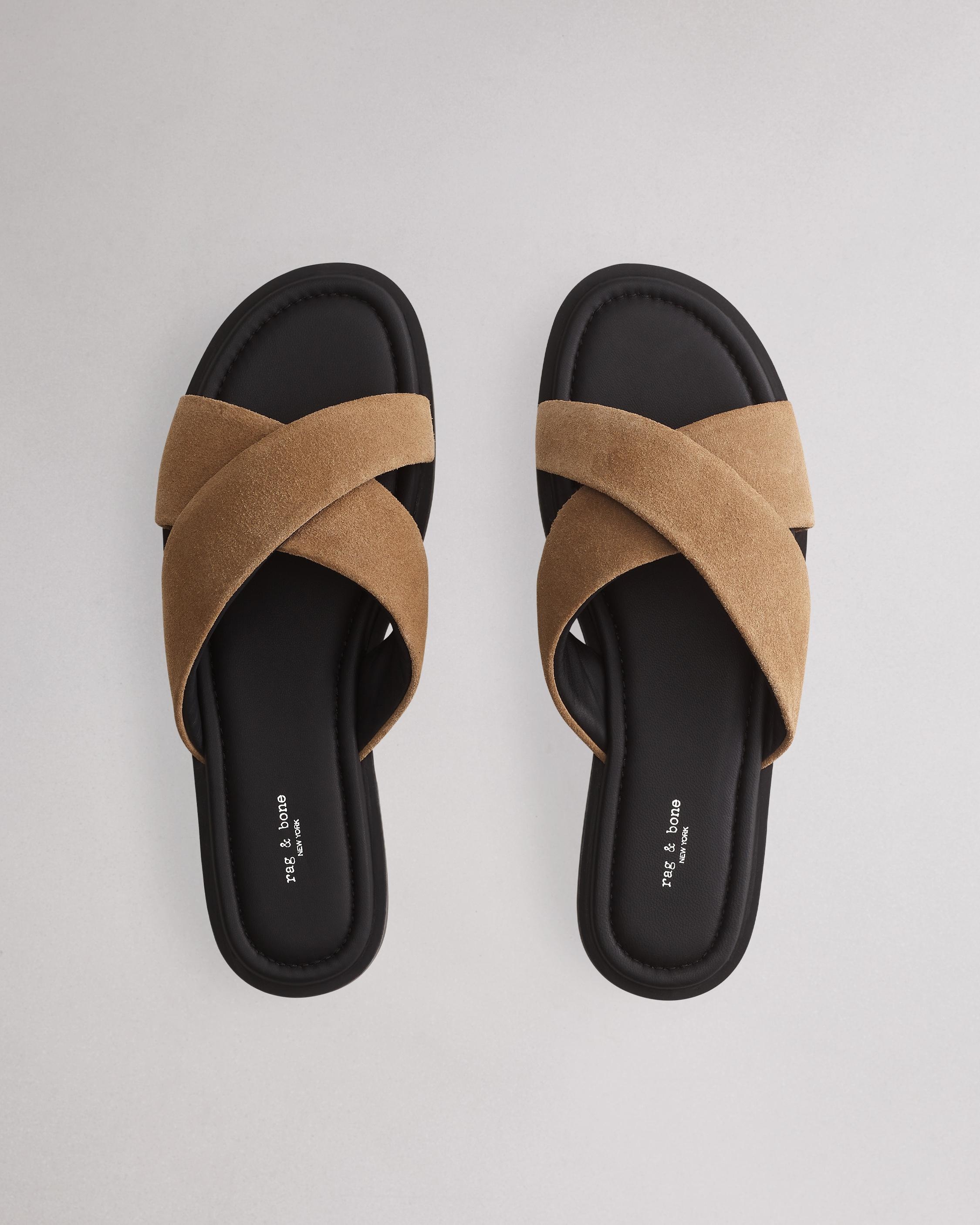 Geo Suede Strap Sandal - 4