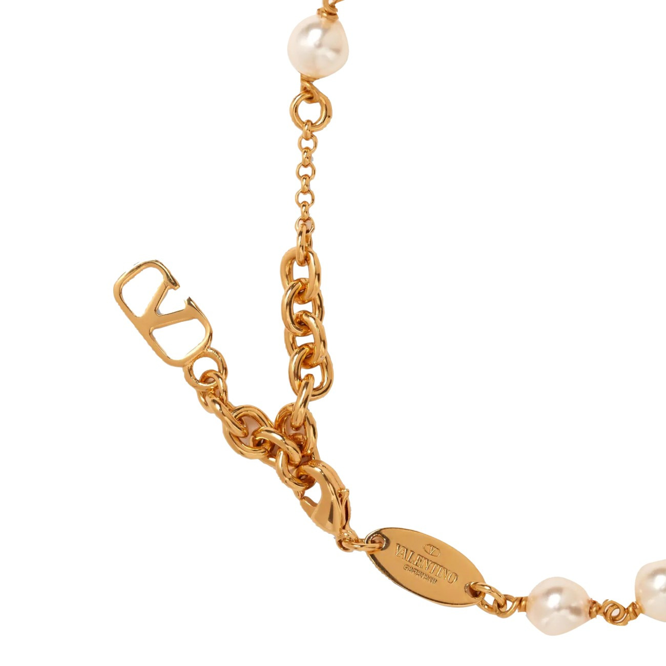 Valentino Garavani Women Vlogo Signature Pearl Bracelet - 3