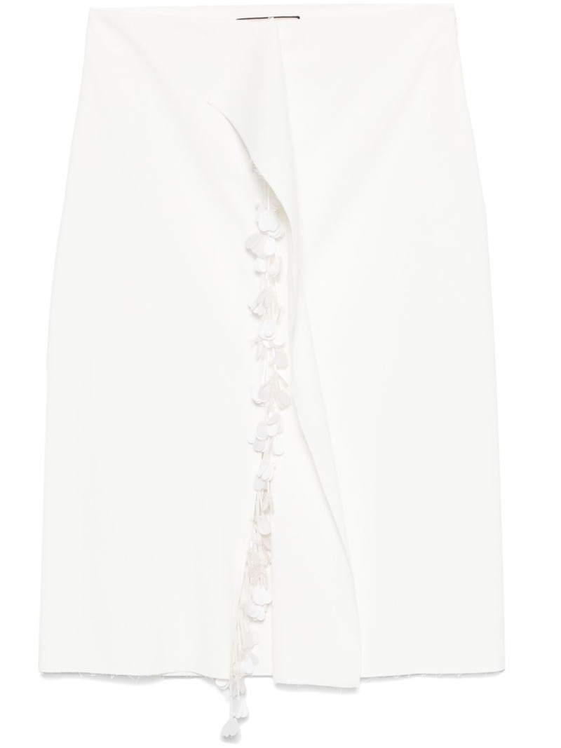 paillette-embellished midi skirt 1