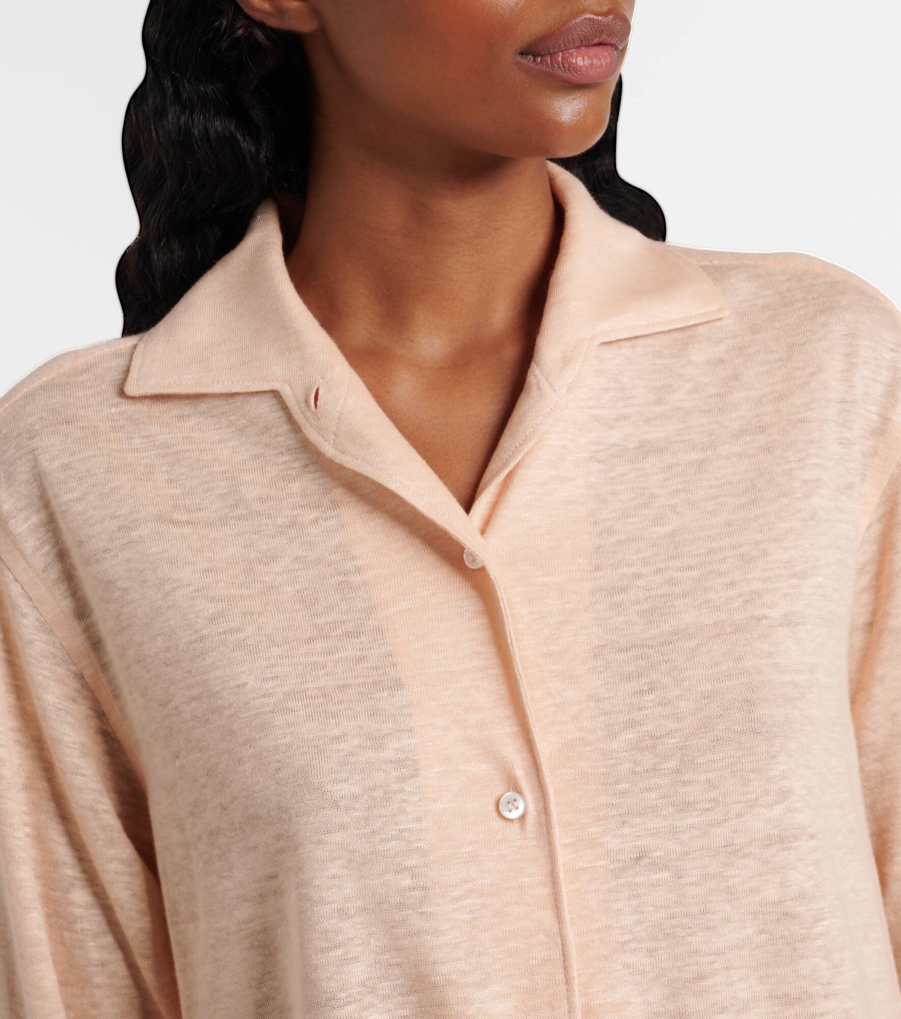 André linen jersey shirt - 4