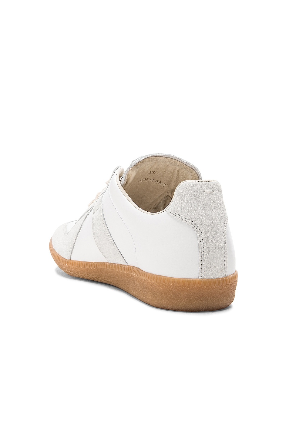 Replica Calf & Lambskin Leather Sneakers - 3