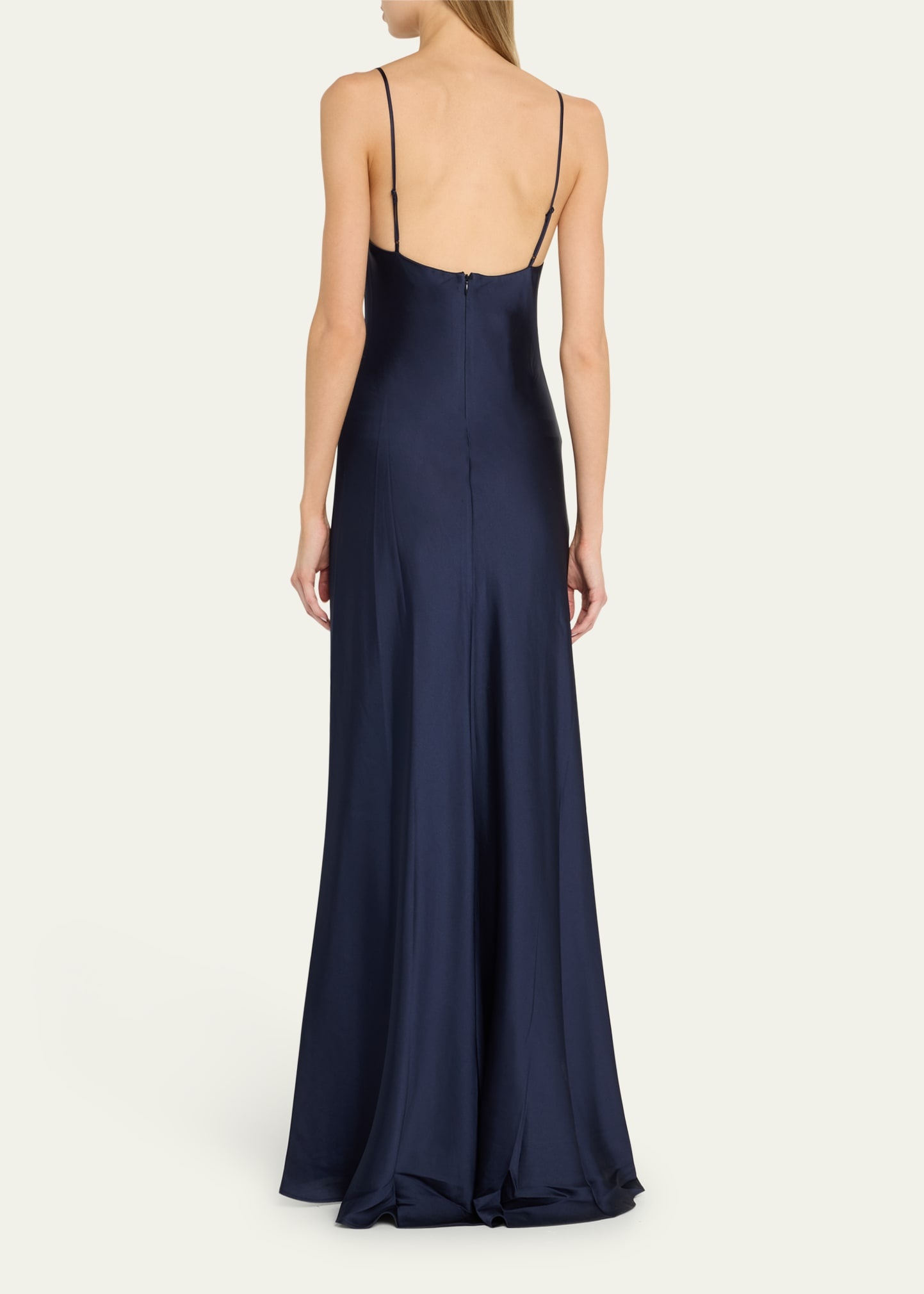 Finley Satin Slip Gown - 3