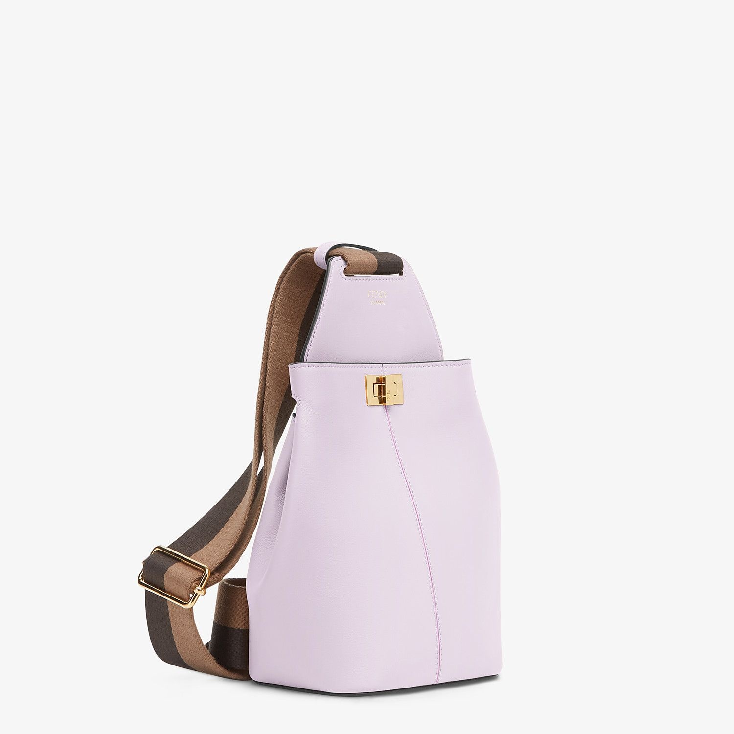 Lilac leather mini-bag - 2