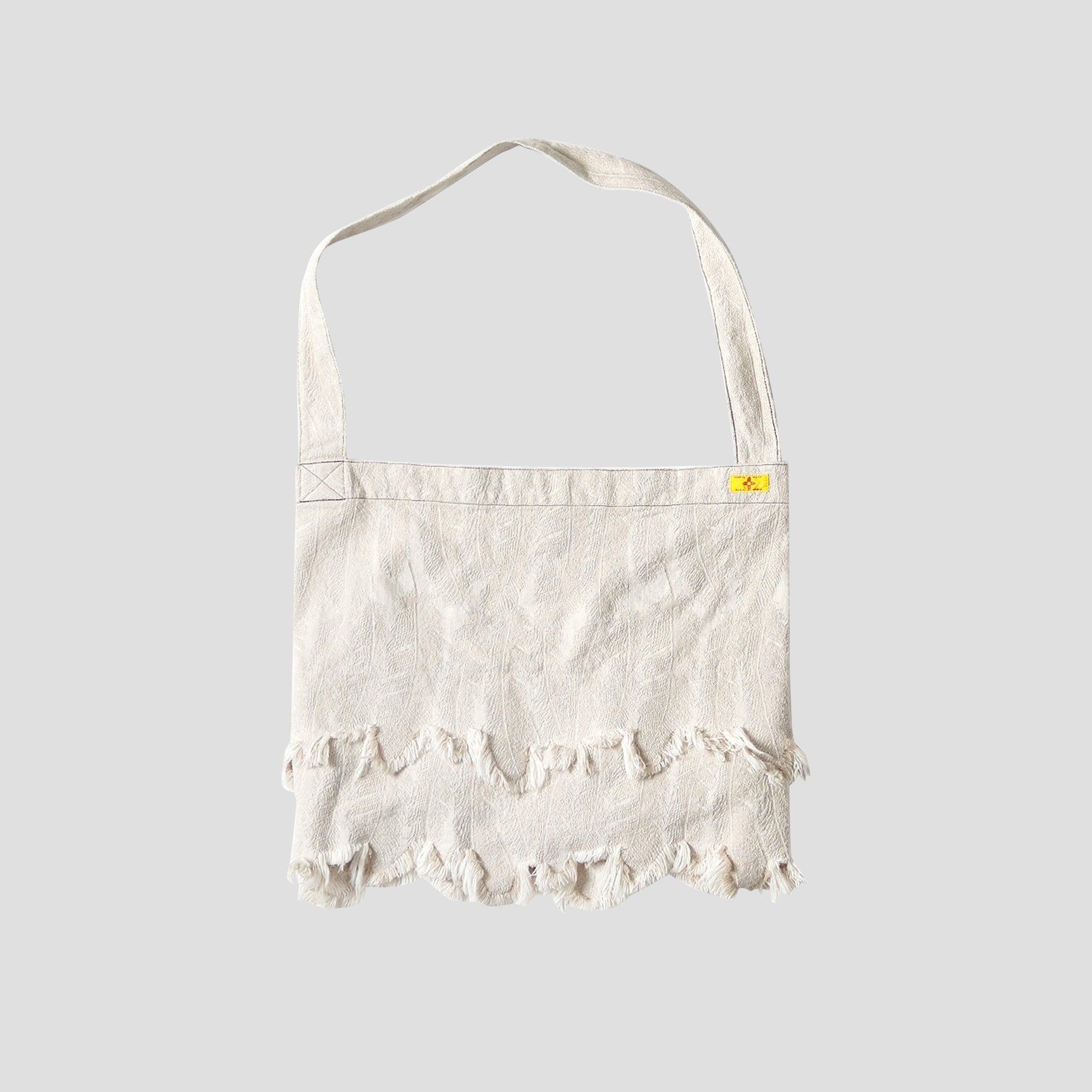 12oz FEATHER WHITE DENIM BOOK BAG - 1