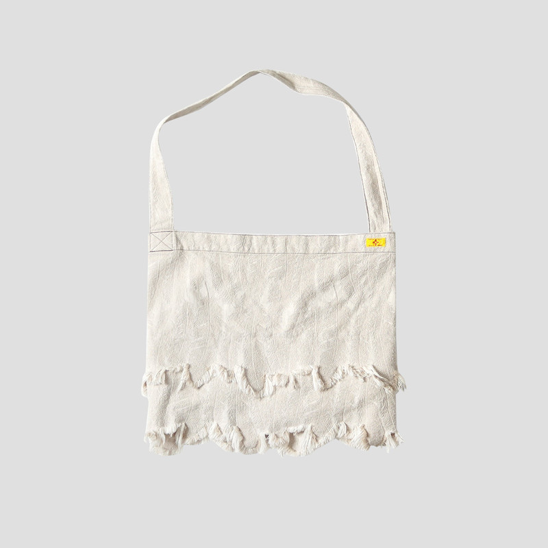 12oz FEATHER WHITE DENIM BOOK BAG 1